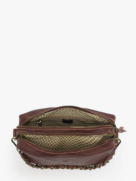 Cross Body Tas Vintage Leder Mila louise Violet vintage 23673LC ander zicht 2